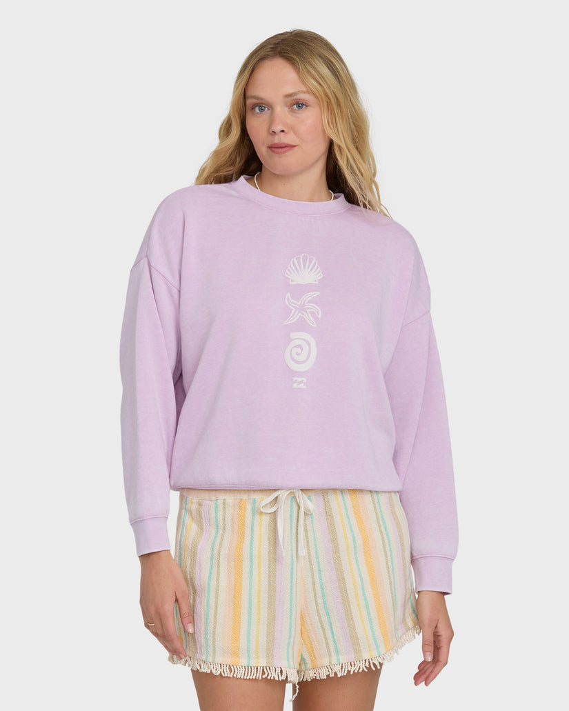 BILLABONG Echo Burnout Crew Sweatshirt-The Shop Laguna Beach