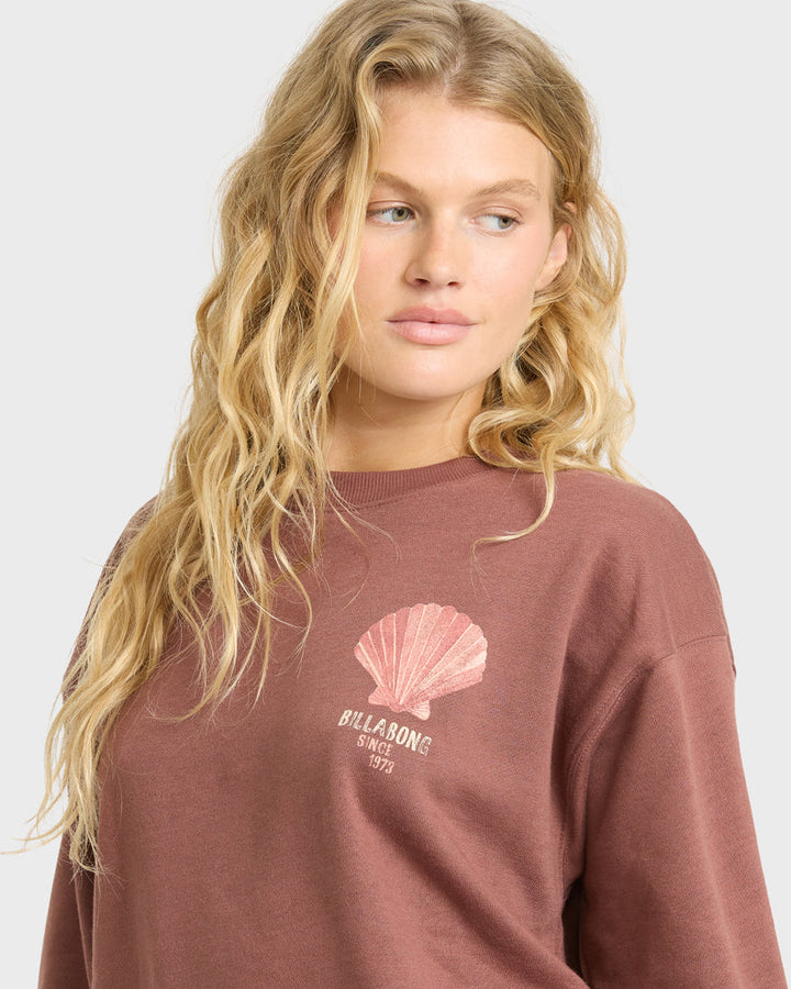 BILLABONG Light in View Crew Fleece Pullover