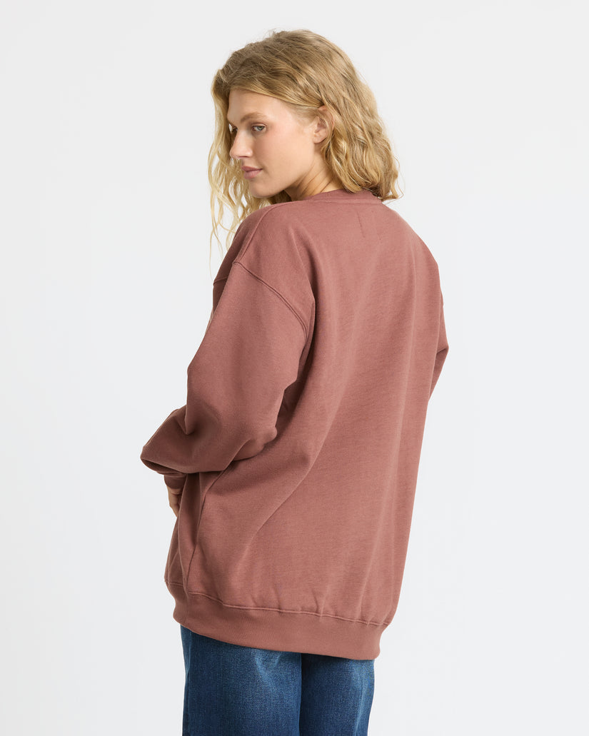 BILLABONG Light in View Crew Fleece Pullover