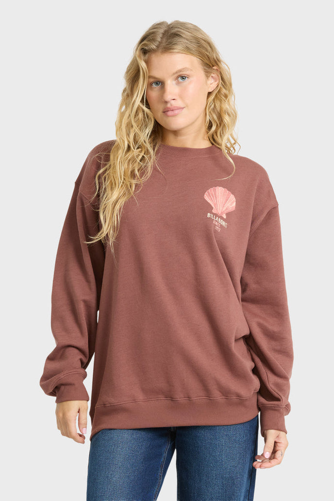 BILLABONG Light in View Crew Fleece Pullover