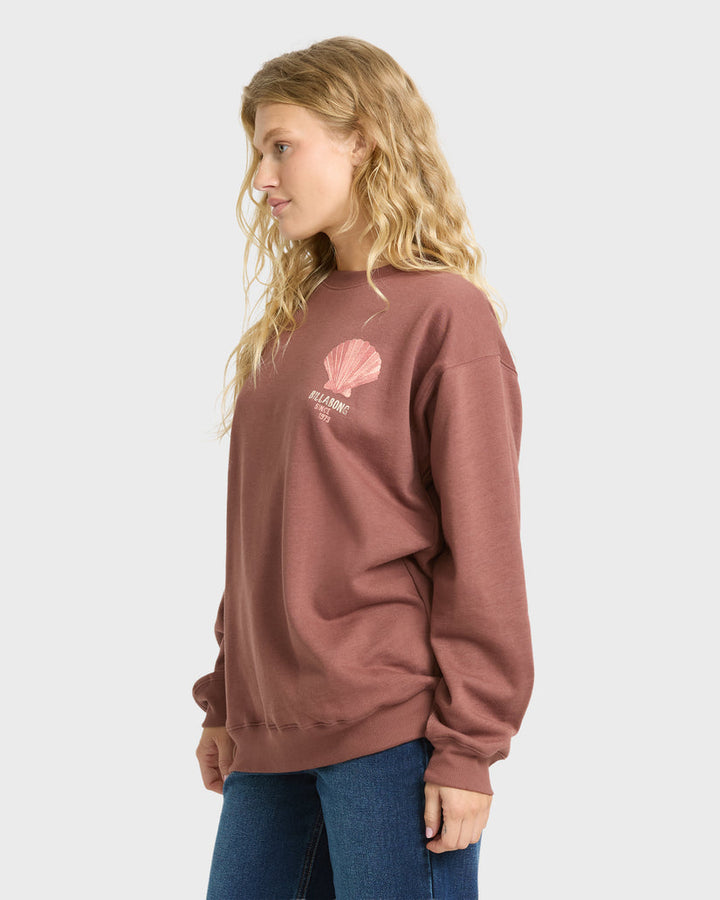 BILLABONG Light in View Crew Fleece Pullover