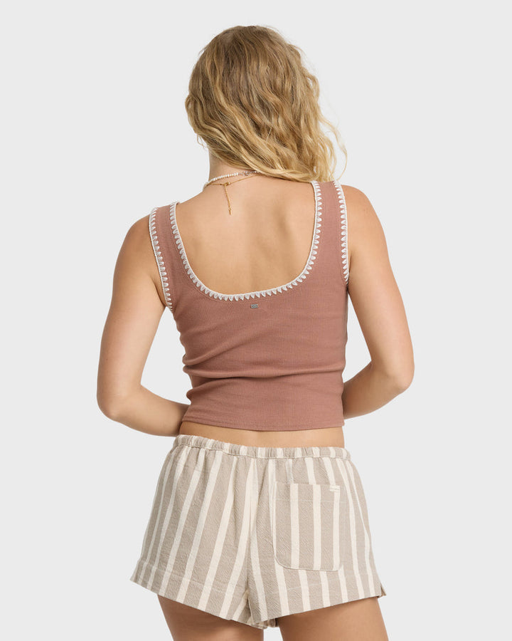 BILLABONG Shell Time Stitched Tank - More Colors Available-The Shop Laguna Beach