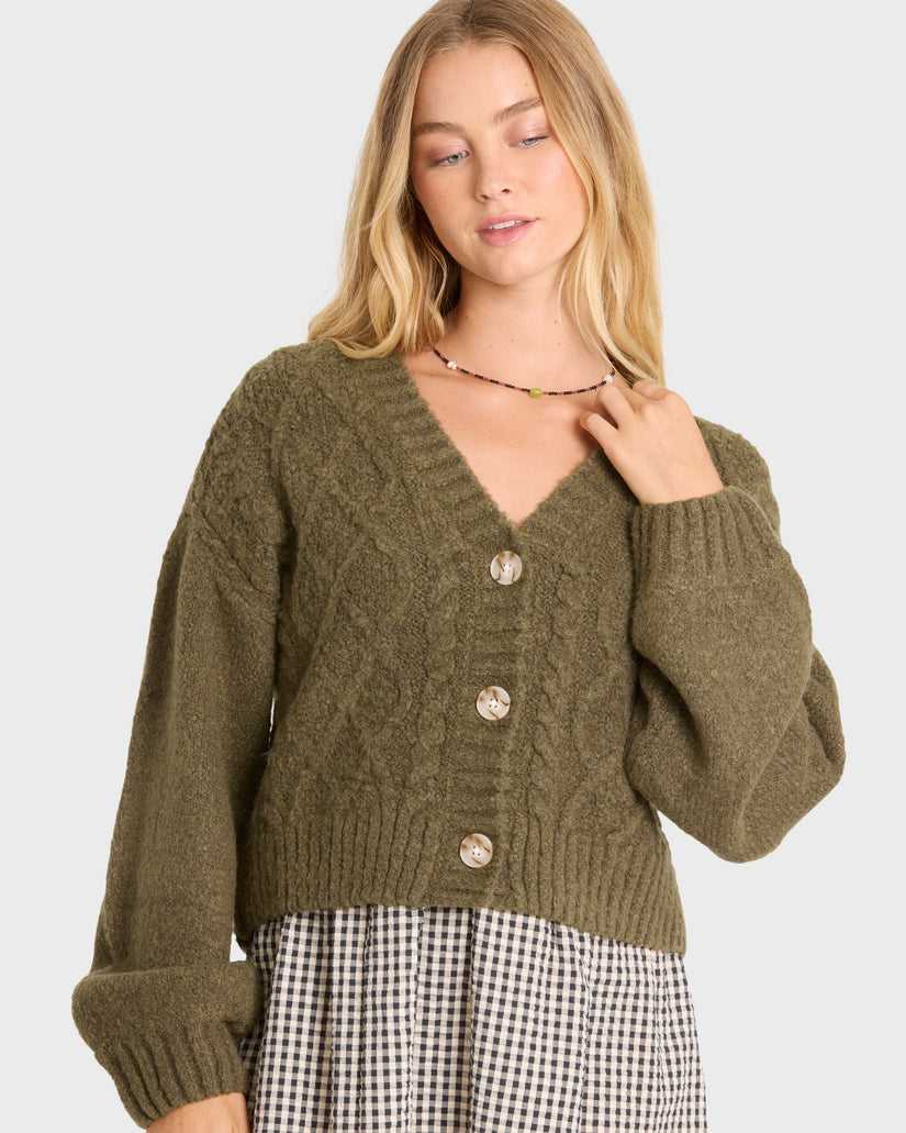 BILLABONG August V-Neck Cardigan-The Shop Laguna Beach