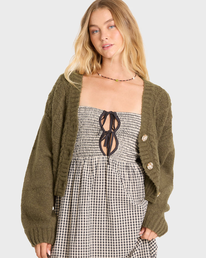 BILLABONG August V-Neck Cardigan-The Shop Laguna Beach