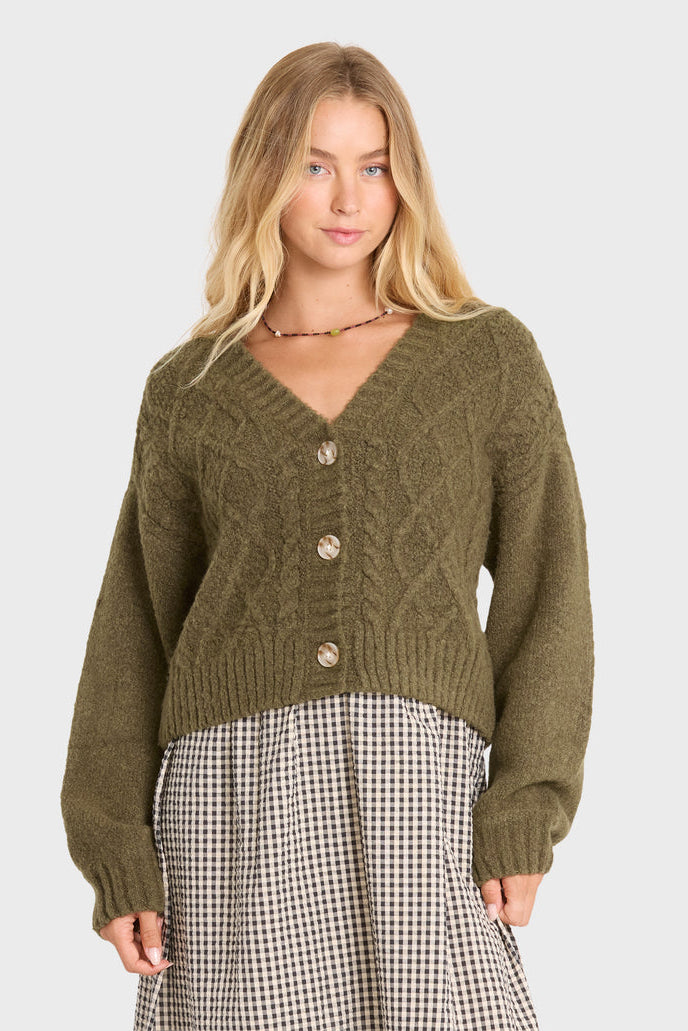 BILLABONG August V-Neck Cardigan-The Shop Laguna Beach