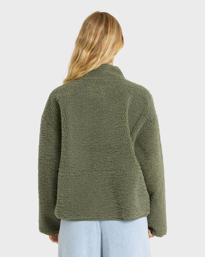 BILLABONG Camper Reversible Sherpa Fleece Jacket-The Shop Laguna Beach