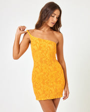 LSPACE Blaire Smocked One-Shoulder Mini Dress-The Shop Laguna Beach