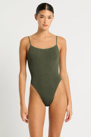 BOND-EYE Low Palace Eco Crinkle One Piece-The Shop Laguna Beach
