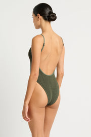 BOND-EYE Low Palace Eco Crinkle One Piece-The Shop Laguna Beach