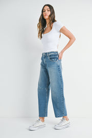 JUST BLACK The Seamed Barrel Jean-The Shop Laguna Beach