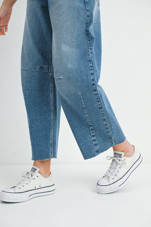 JUST BLACK The Seamed Barrel Jean-The Shop Laguna Beach
