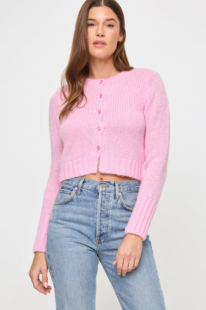LSPACE Brynn Crop Cardigan-The Shop Laguna Beach