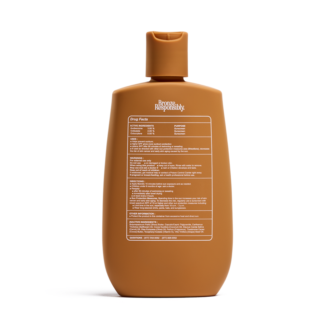 TANNING CLUB Golden Glow SPF15 Tanning Oil