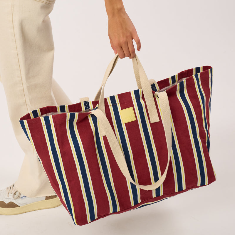 BILLYBELT Jumbo Printed Organic Cotton Tote Bag - More Colors Available