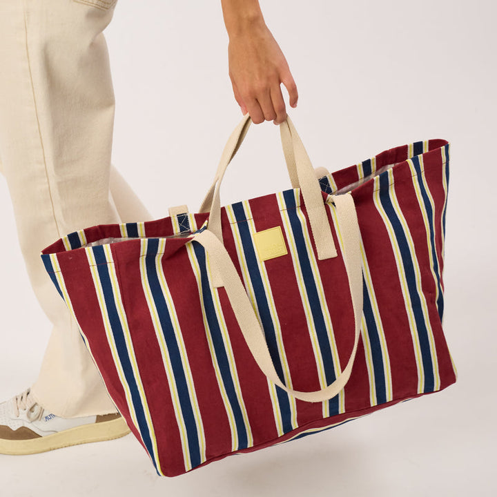 BILLYBELT Jumbo Printed Organic Cotton Tote Bag - More Colors Available