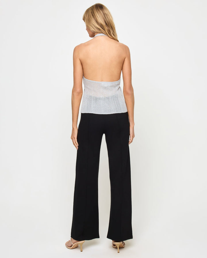 LSPACE Callie Metallic Halter Top-The Shop Laguna Beach