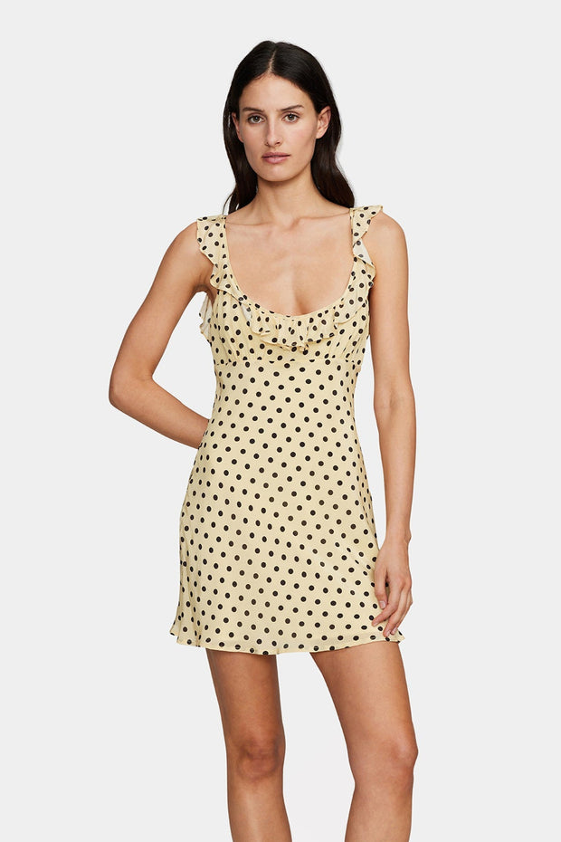 OWNLEY Candy Polka Dot Mini Dress-The Shop Laguna Beach