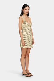 OWNLEY Candy Polka Dot Mini Dress-The Shop Laguna Beach