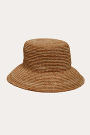 VITAMIN A <br> Cannes Straw Bucket Hat-The Shop Laguna Beach