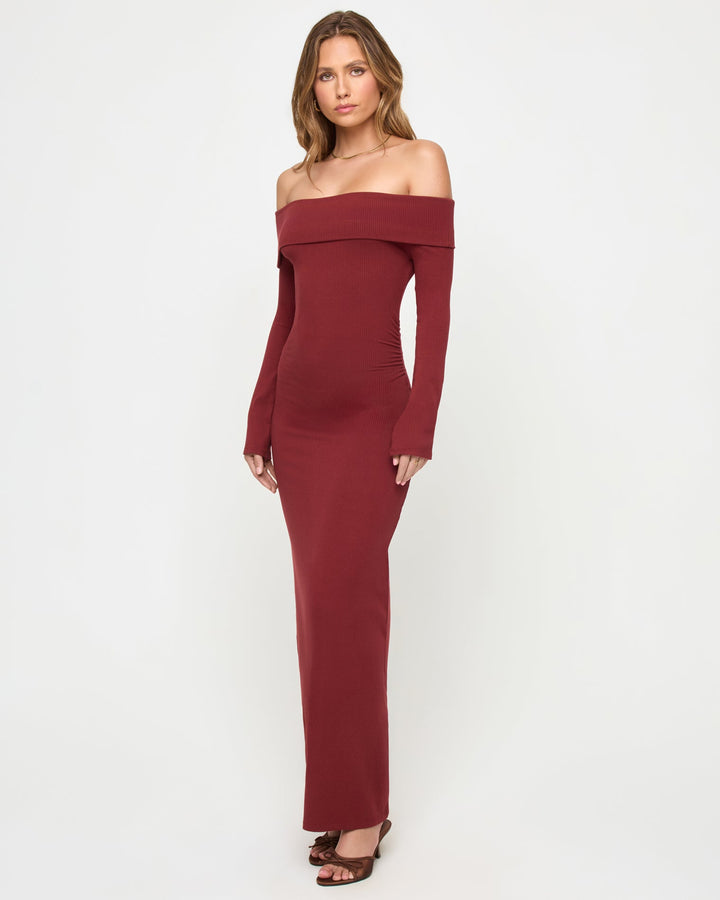 LSPACE Carrie Off-Shoulder Maxi Dress-The Shop Laguna Beach