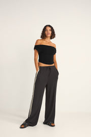 RHYTHM Juno Off-Shoulder Crop Top - More Colors Available-The Shop Laguna Beach