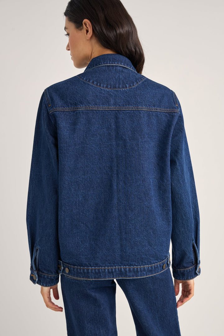 RHYTHM Demi Oversized Denim Jacket-The Shop Laguna Beach