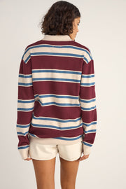 RHYTHM Siglo Long Sleeve Polo Tee-The Shop Laguna Beach