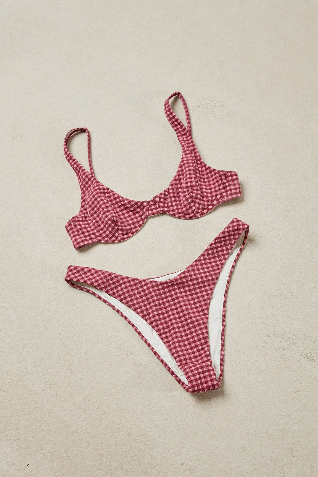 RHYTHM Lola Check Hi Cut Bottom - More Colors Available-The Shop Laguna Beach