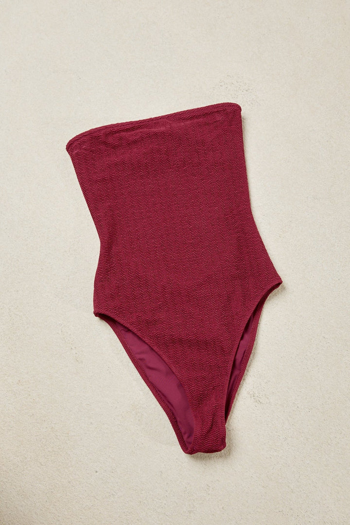 RHYTHM Tidewave Strapless One Piece-The Shop Laguna Beach