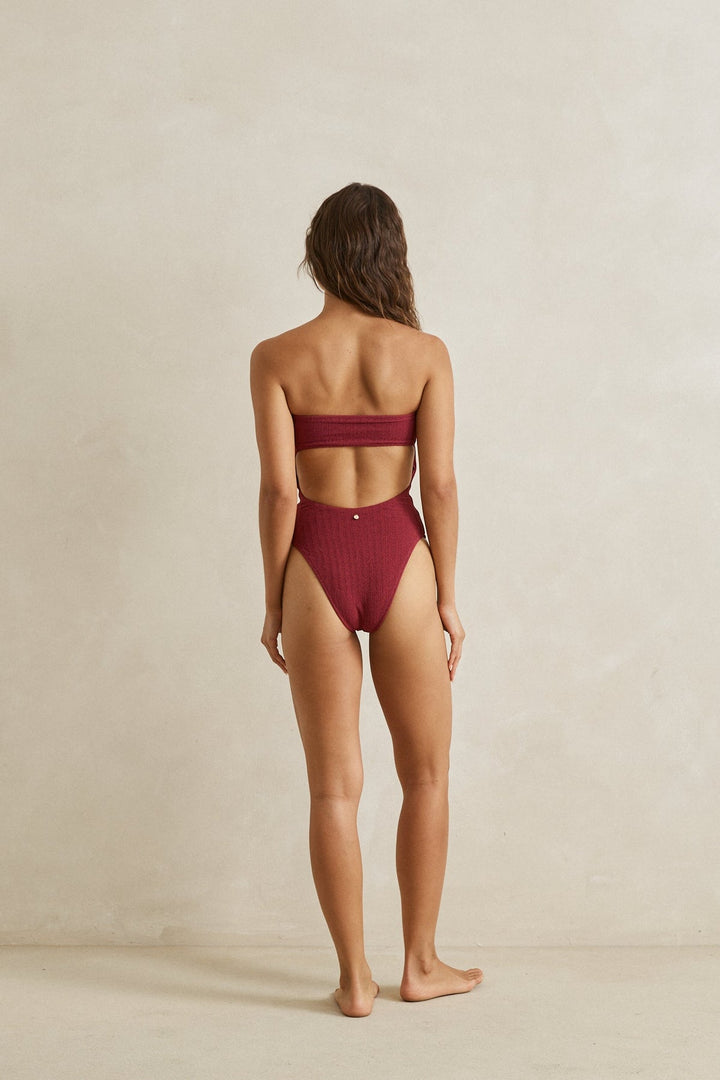 RHYTHM Tidewave Strapless One Piece-The Shop Laguna Beach
