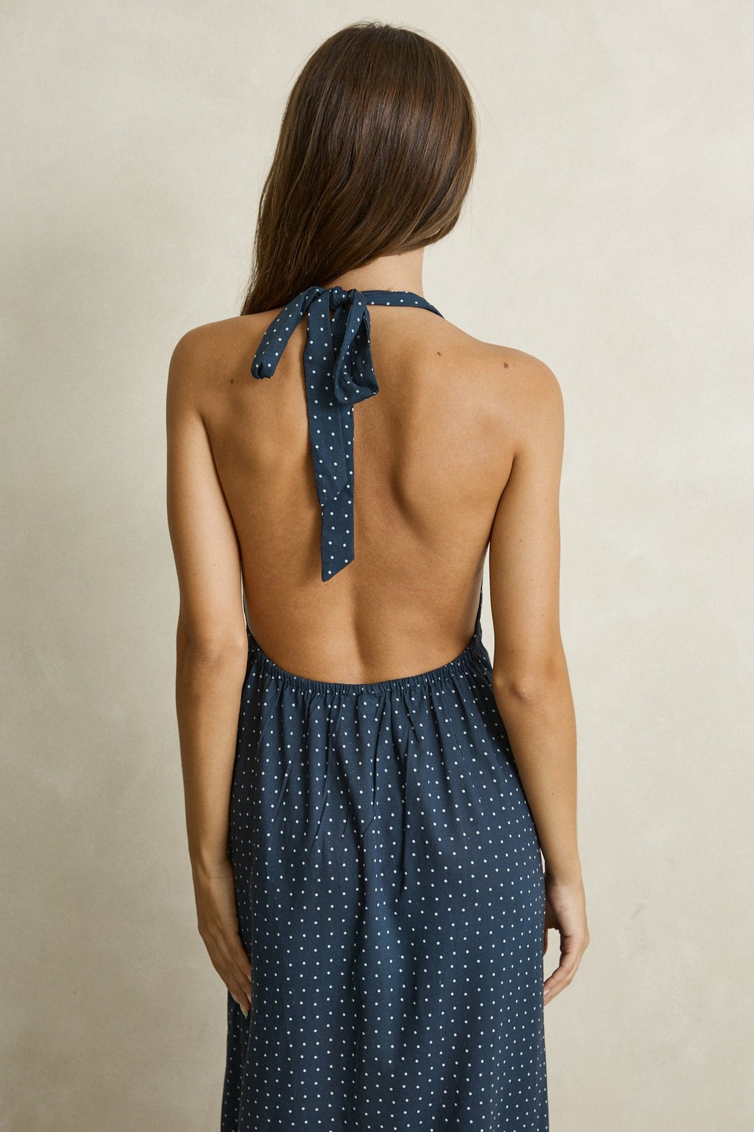 RHYTHM Maisy Halter Maxi Dress