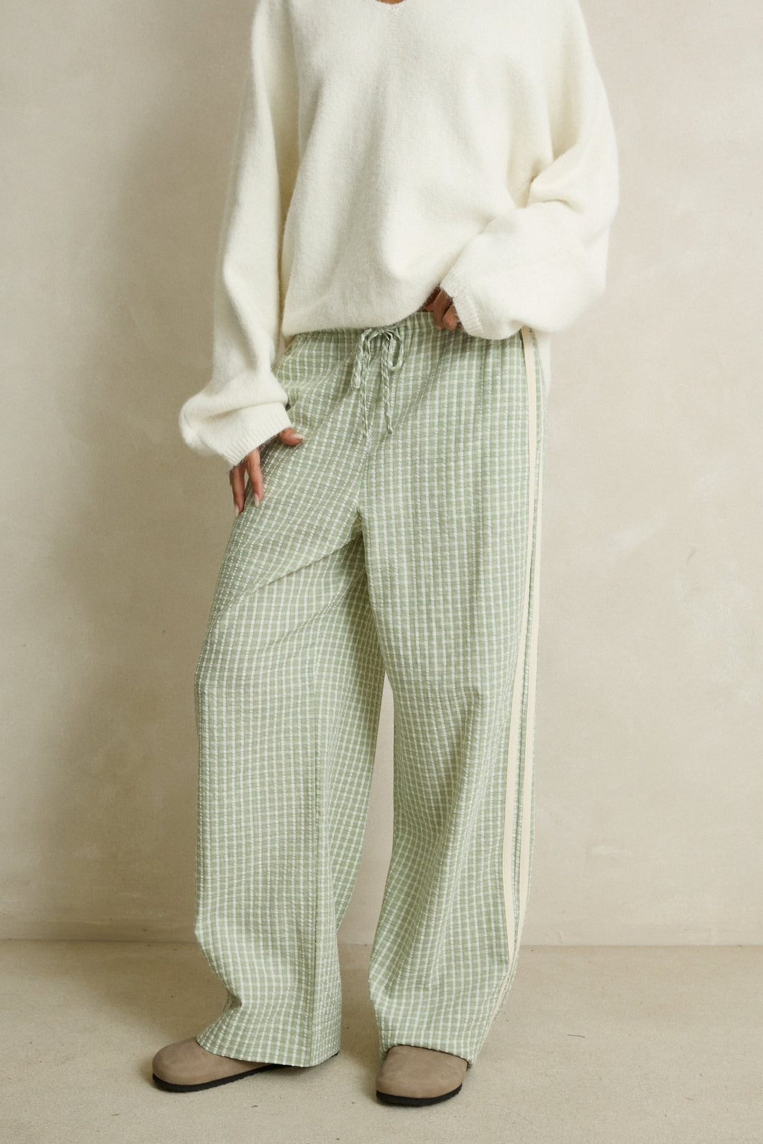 RHYTHM Kirri Check Pant-The Shop Laguna Beach