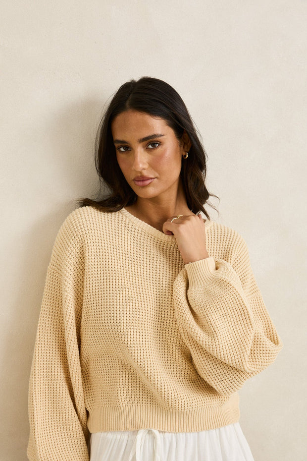 RHYTHM Classic Knit Sweater-The Shop Laguna Beach