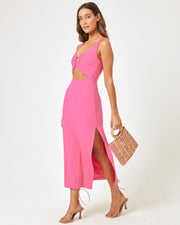 LSPACE Camille Lace-Up Maxi Dress - More Colors Available-The Shop Laguna Beach