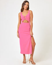 LSPACE Camille Lace-Up Maxi Dress - More Colors Available-The Shop Laguna Beach