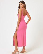 LSPACE Camille Lace-Up Maxi Dress - More Colors Available-The Shop Laguna Beach