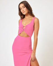 LSPACE Camille Lace-Up Maxi Dress - More Colors Available-The Shop Laguna Beach