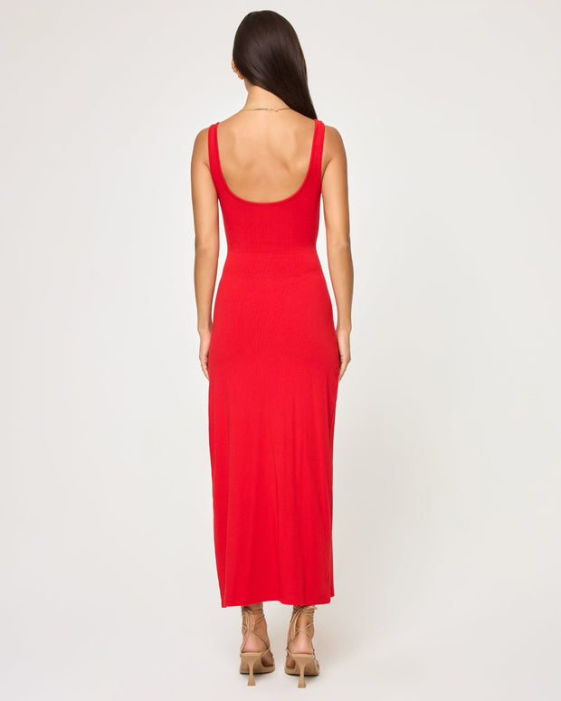 LSPACE Camille Lace-Up Maxi Dress-The Shop Laguna Beach