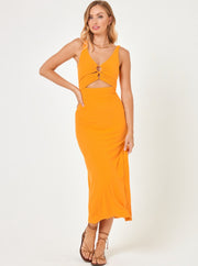 LSPACE Camille Lace-Up Maxi Dress - More Colors Available-The Shop Laguna Beach