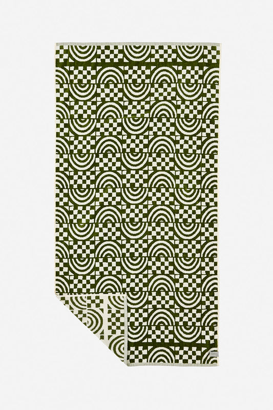 SLOWTIDE X COCO HO Coco Rainbow Woven Towel-The Shop Laguna Beach