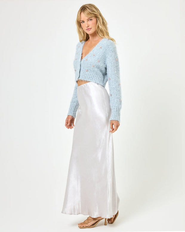 LSPACE Sweet As Honey Satin Skirt-The Shop Laguna Beach