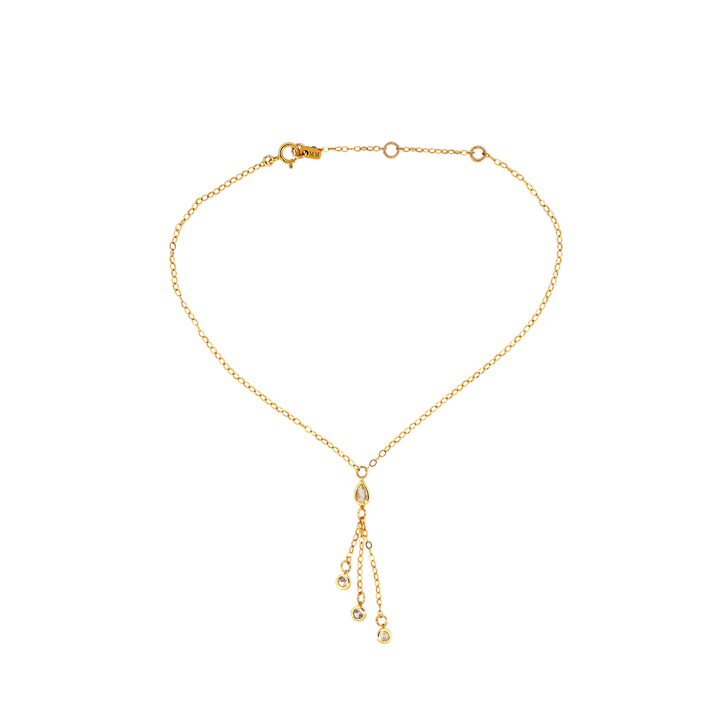 MAY MARTIN Celeste CZ Anklet-The Shop Laguna Beach