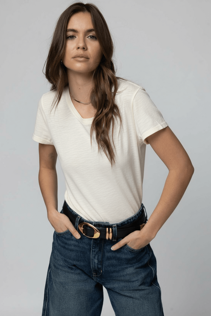 STILLWATER Slim Baby Tee - More Colors Available-The Shop Laguna Beach