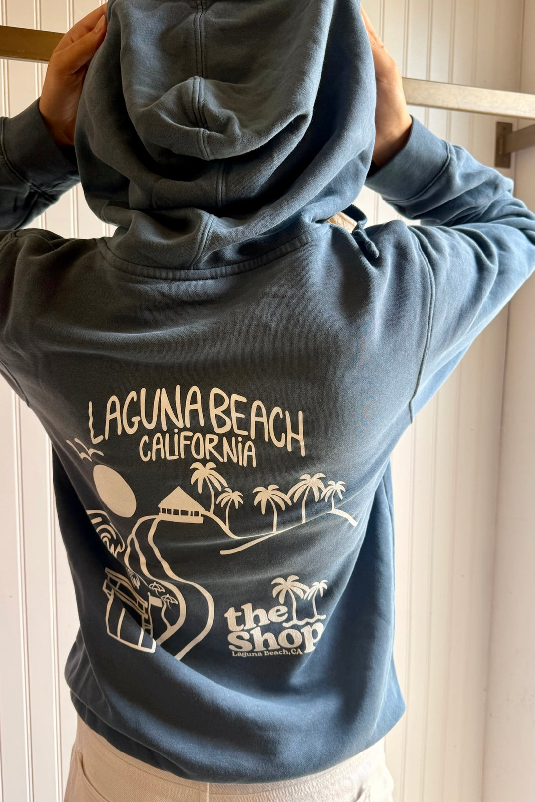 THE SHOP CLASSIC Laguna Scene Boxy Hoodie - More Colors Available-The Shop Laguna Beach