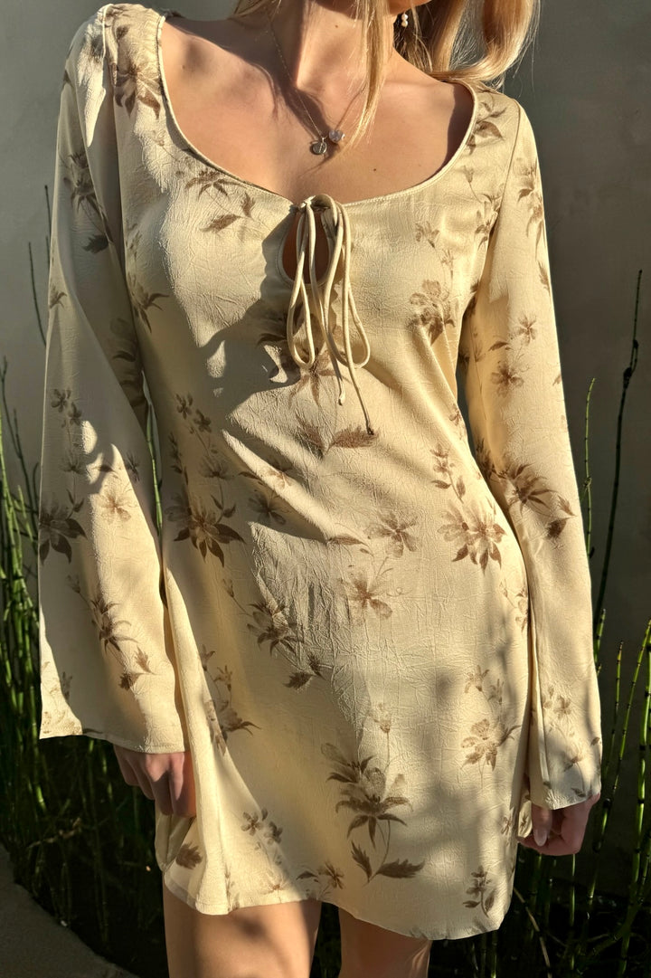 KEEN THE LABEL Darcy Long Sleeve Mini Dress-The Shop Laguna Beach