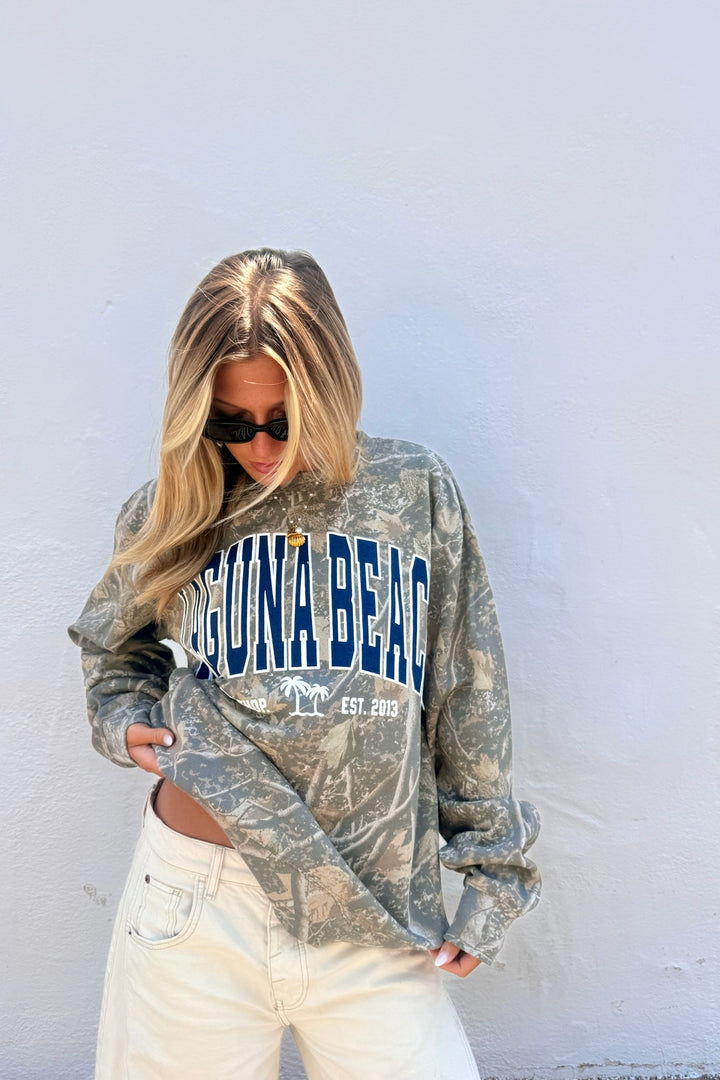 THE SHOP CLASSIC Laguna Beach Varsity Crew Sweatshirt - More Colors Available-The Shop Laguna Beach