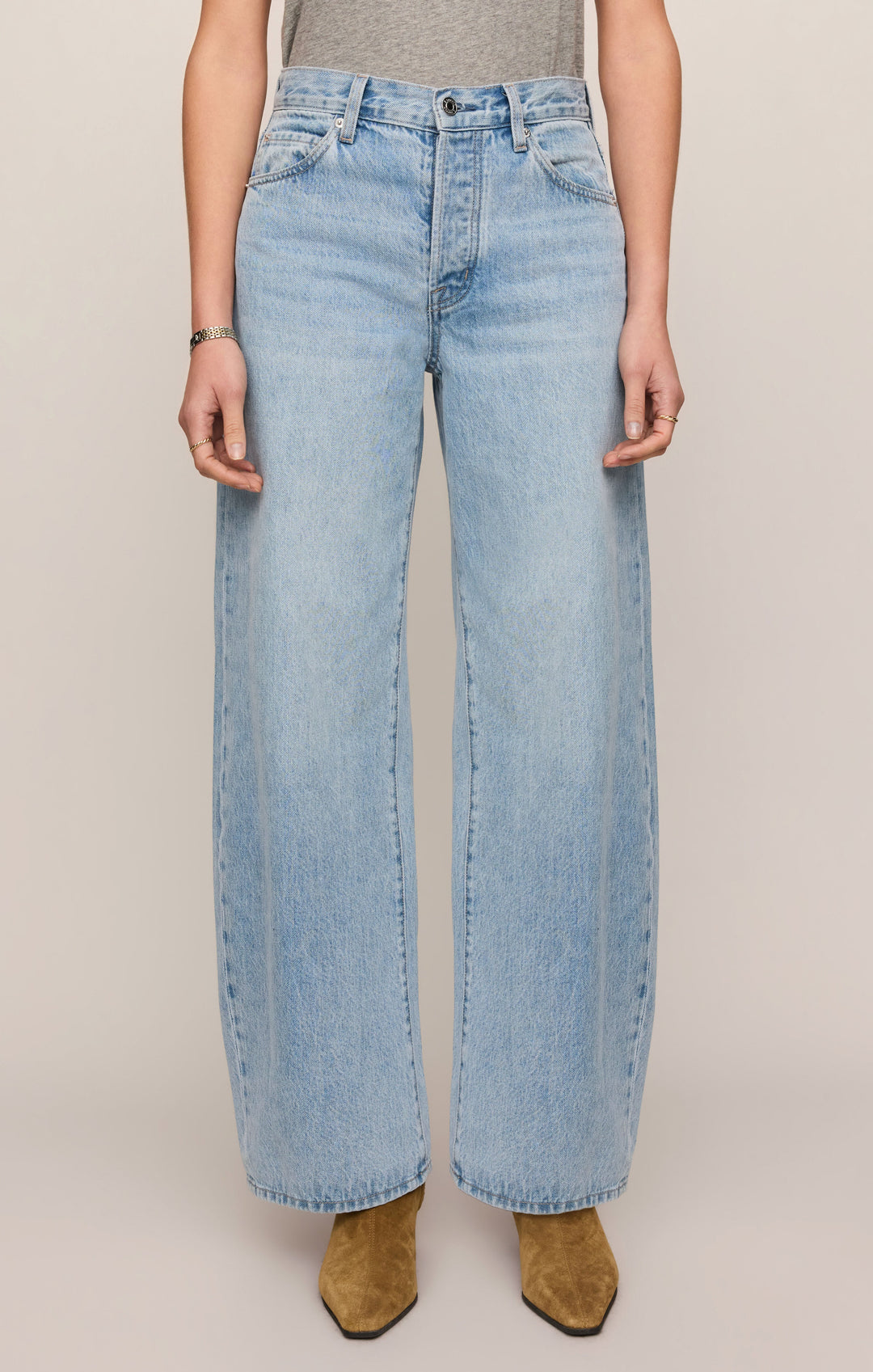 Z SUPPLY Show Off High Rise Bowed Jean-The Shop Laguna Beach