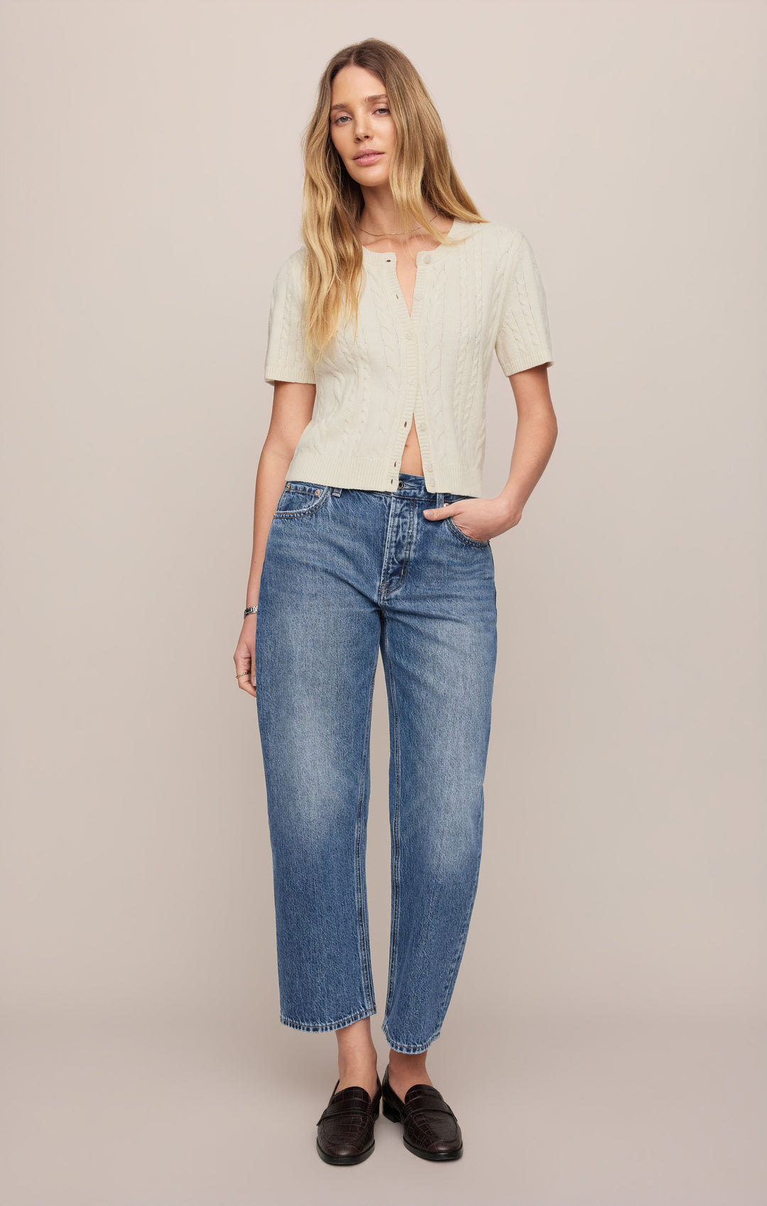 Z SUPPLY Off Duty Bowed Ankle Jean-The Shop Laguna Beach