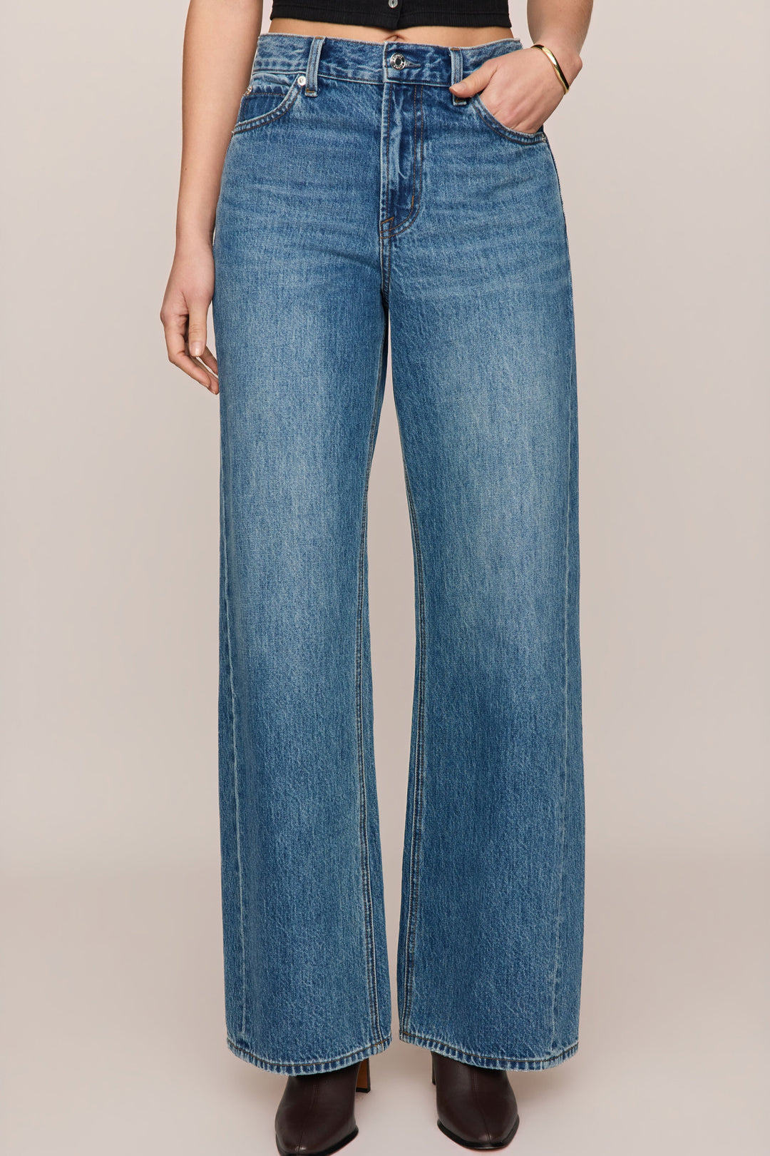 Z SUPPLY Head Turner High-Rise Wide Jean-The Shop Laguna Beach