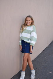 FEATHER 4 ARROW Capri Denim Skirt-The Shop Laguna Beach